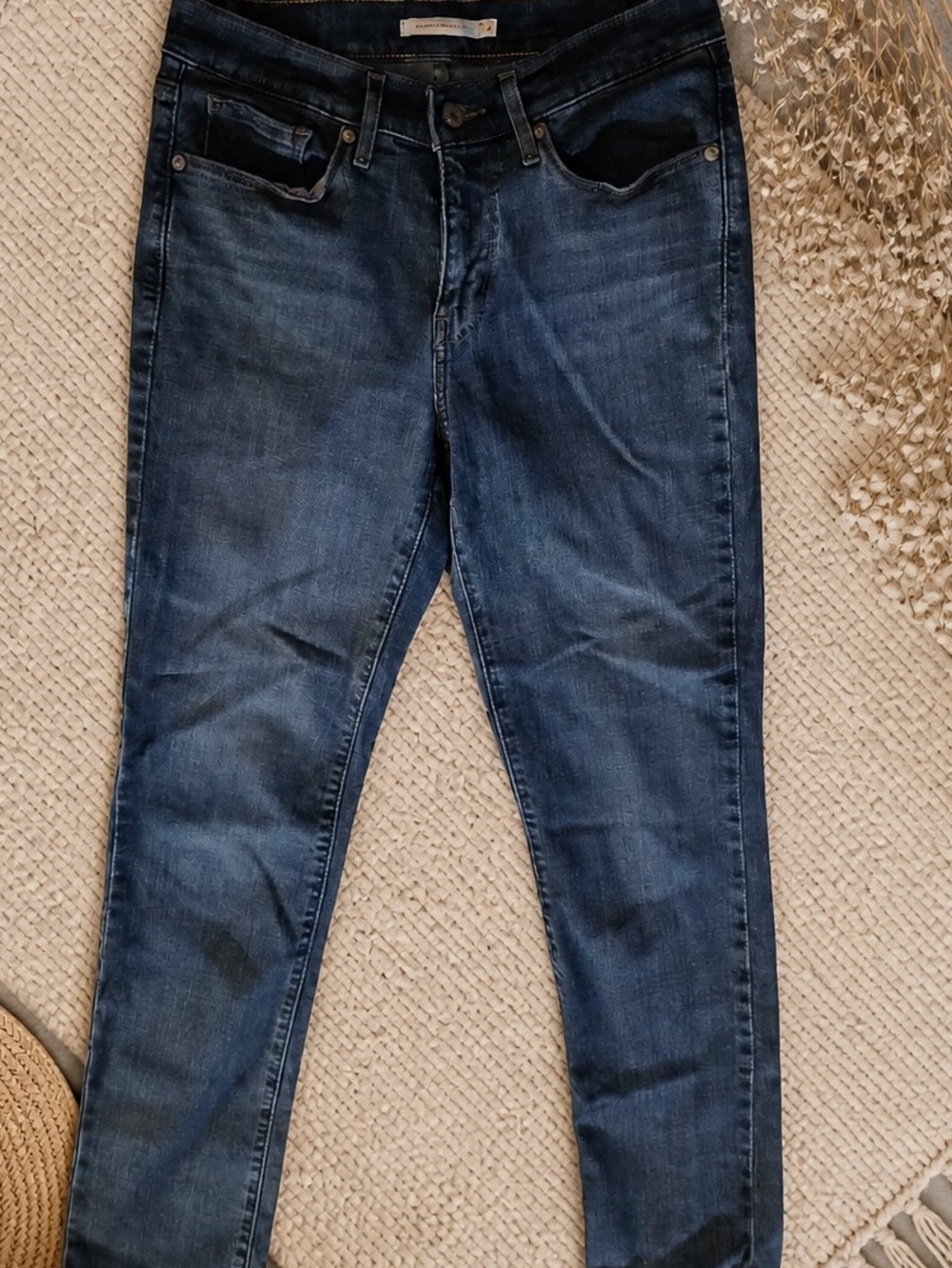 Levi's Women's Indigo Straight-Leg Jeans